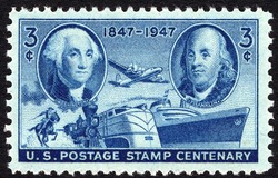Postage Stamp Centenary United States Postage Stamp