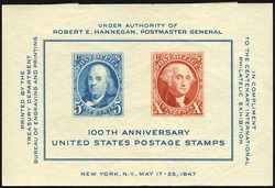 CIPEX - Souvenir Sheet United States Postage Stamp