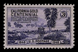 California Gold Rush Centennial United States Postage Stamp