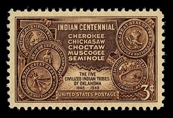 Indian Centennial United States Postage Stamp