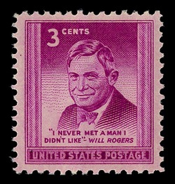 Will Rogers United States Postage Stamp