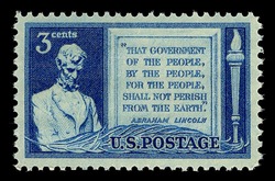 Gettysburg Address United States Postage Stamp