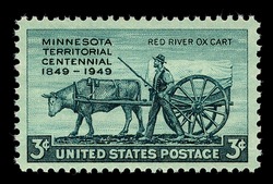 Minnesota Territory Centennial United States Postage Stamp