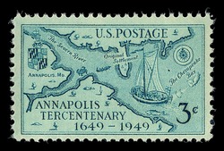 Annapolis Tercentenary United States Postage Stamp