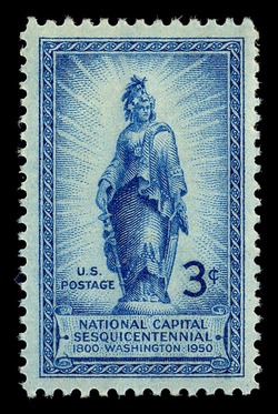 National Capital Sesquicentennial US Postage Stamp Series