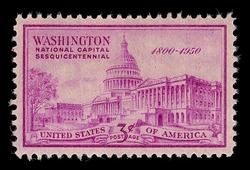 Legislative - US Capitol Building United States Postage Stamp | National Capital Sesquicentennial