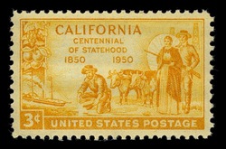 California Statehood Centennial United States Postage Stamp