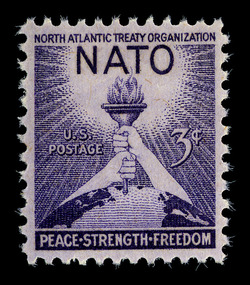 North Atlantic Treaty Organization - NATO United States Postage Stamp