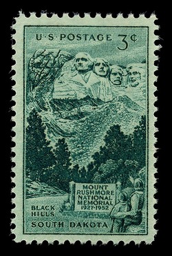 Mount Rushmore Memorial United States Postage Stamp