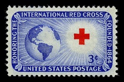 International Red Cross United States Postage Stamp