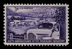 Trucking Industry United States Postage Stamp