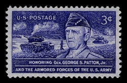 General George Patton Jr United States Postage Stamp
