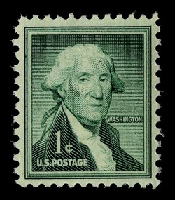 George Washington - Wet Printing United States Postage Stamp | Liberty Series