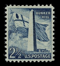 Bunker Hill Monument United States Postage Stamp | Liberty Series