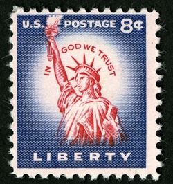 Statue of Liberty - Rotary Press United States Postage Stamp | Liberty Series