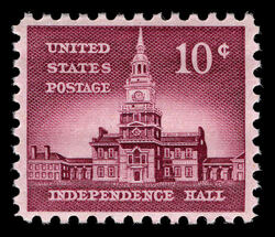Independence Hall - Tagged United States Postage Stamp | Liberty Series