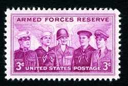 Armed Forces Reserve United States Postage Stamp