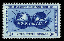 Atoms for Peace United States Postage Stamp