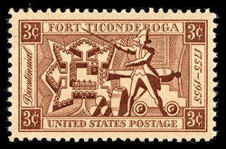 Fort Ticonderoga United States Postage Stamp