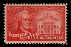 Alexander Hamilton United States Postage Stamp