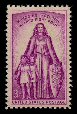 Polio United States Postage Stamp