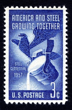 Steel Industry United States Postage Stamp