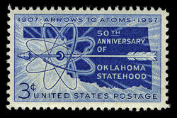 Oklahoma Statehood United States Postage Stamp