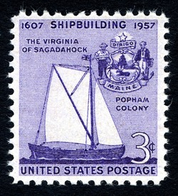 Shipbuilding United States Postage Stamp