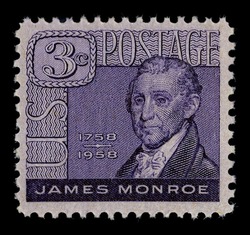 James Monroe United States Postage Stamp