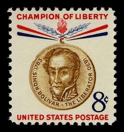 Simon Bolivar United States Postage Stamp | Champions of Liberty
