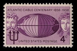Atlantic Cable United States Postage Stamp