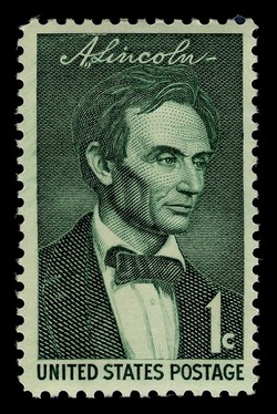 Abraham Lincoln United States Postage Stamp | Birth of Abraham Lincoln