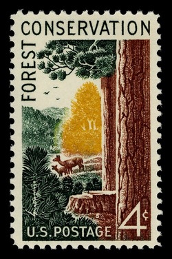 Forest Conservation United States Postage Stamp