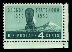 Oregon Statehood United States Postage Stamp