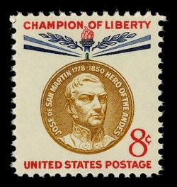 Jose De San Martin United States Postage Stamp | Champions of Liberty