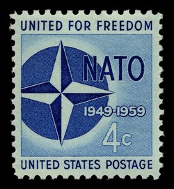 North Atlantic Treaty Organization - NATO United States Postage Stamp