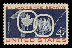 St. Lawrence Seaway United States Postage Stamp