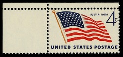American Flag - 49 Stars United States Postage Stamp