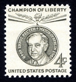 Ernst Reuter United States Postage Stamp | Champions of Liberty