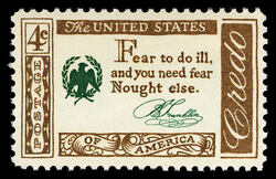 Benjamin Franklin United States Postage Stamp | American Credo