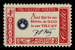 Francis Scott Key United States Postage Stamp | American Credo