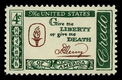 Patrick Henry United States Postage Stamp | American Credo