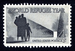 World Refugee Year United States Postage Stamp