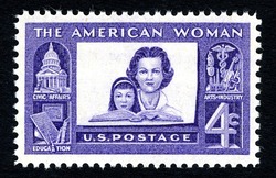 American Woman United States Postage Stamp