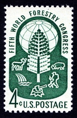 World Forestry Congress United States Postage Stamp