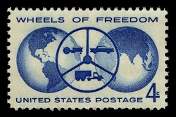 Wheels of Freedom United States Postage Stamp
