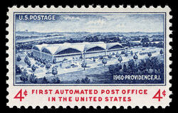 First Automated Post Office United States Postage Stamp