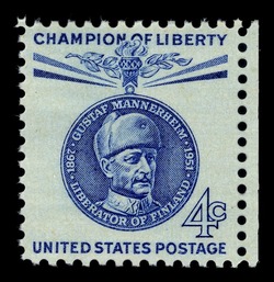 Gustaf Mannerheim United States Postage Stamp | Champions of Liberty