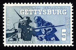 Battle of Gettysburg United States Postage Stamp | Civil War Centennial