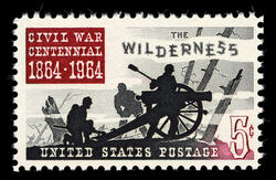 Battle of the Wilderness United States Postage Stamp | Civil War Centennial